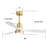 48 Inch Modern Ceiling Fan With Lights 3 Wood Fan Blade Noiseless Reversible Motor Remote Control