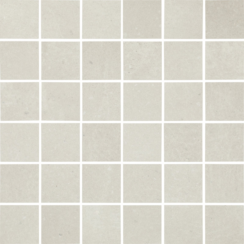 Daltile Exposition 12 x 12 Porcelain Straight-Joint Mosaic Tile (10 PCS Per Carton) (10.00 SQFT Per Carton), Chalk