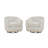 31.89" W Chenille Upholstered Channel Tufted 360° Swivel Barrel Chair with Metal Base (Set of 2)-1680232600