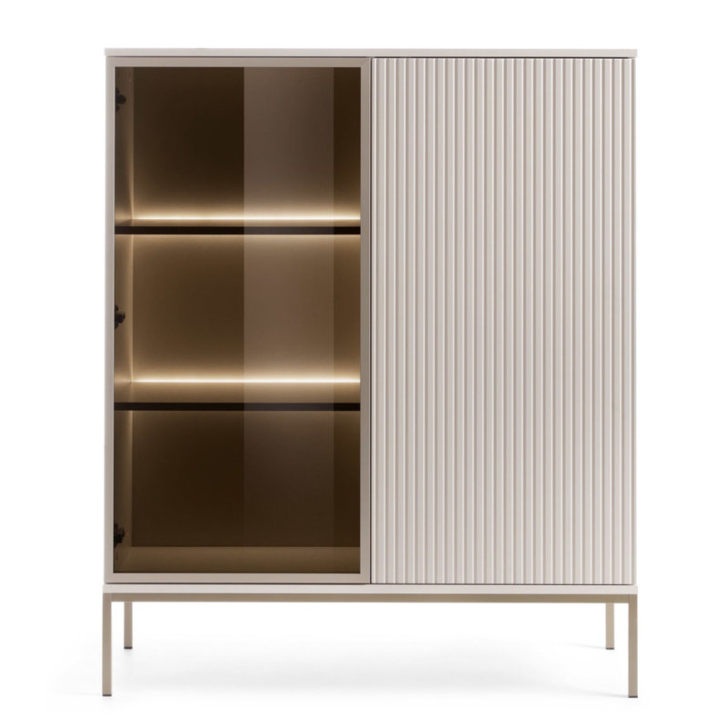 Display Cabinet, Beige