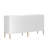 Kuo 64" Wide Sideboard With 4 Door High Gloss Cabinets-210305169