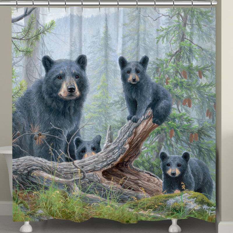 Mcardle Family Bears Shower Curtain