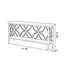Console rectangulaire en bois massif noir-1854704126