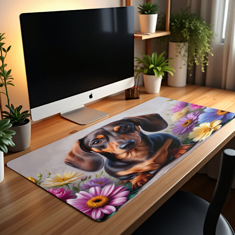 Polyester Desk Pad, 31.5x15.5