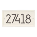 Rectangle Modern Personalized 1-Line Wall Address Plaque