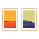Sahara & Kalahari. Set Of 2 Print by Lee Lessem