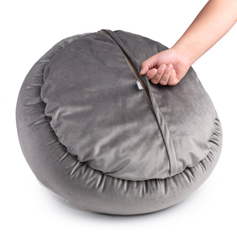 Velours en velours côtelé et sherpa naturel Tucker Murphy Pet ™, gris
