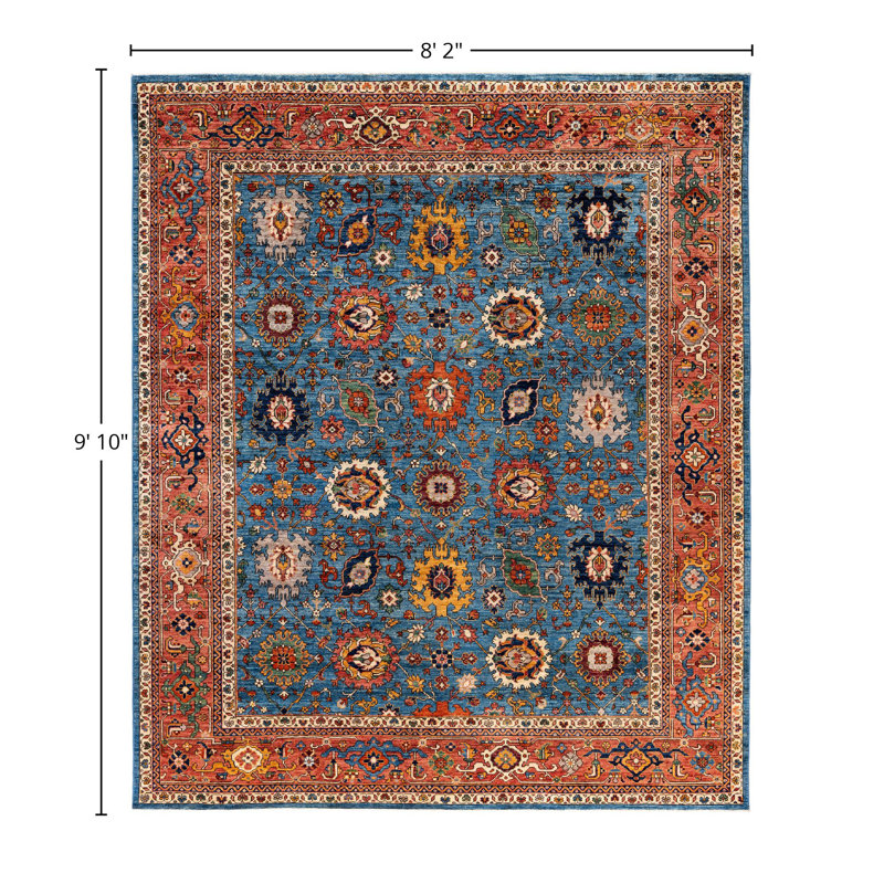 Serapi One-of-a-Kind 8' 2" X 9' 10" Hand Knotted Area Rug