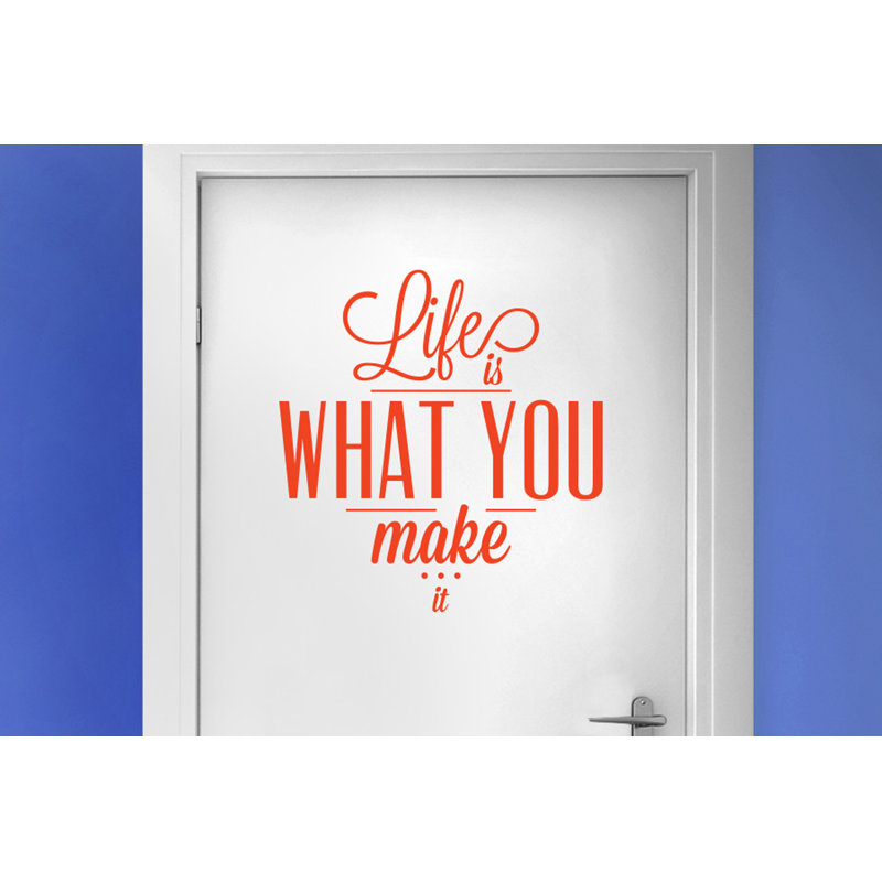 Wall Decal, Orange
