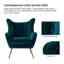 Fauteuil à oreilles 29,25 po Avianna-428835208