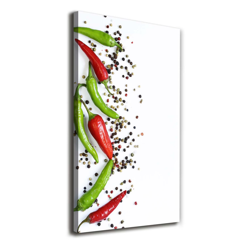 Chilli Peppers - Wrapped Canvas Print