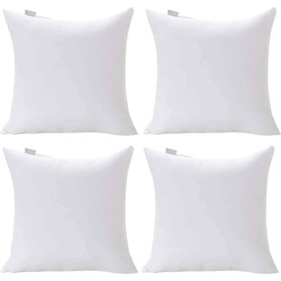 Square 21x21 Synthetic Down Alternative Pillow Insert | Pillow Decor