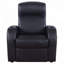 Fauteuil inclinable rembourré avec porte-gobelet