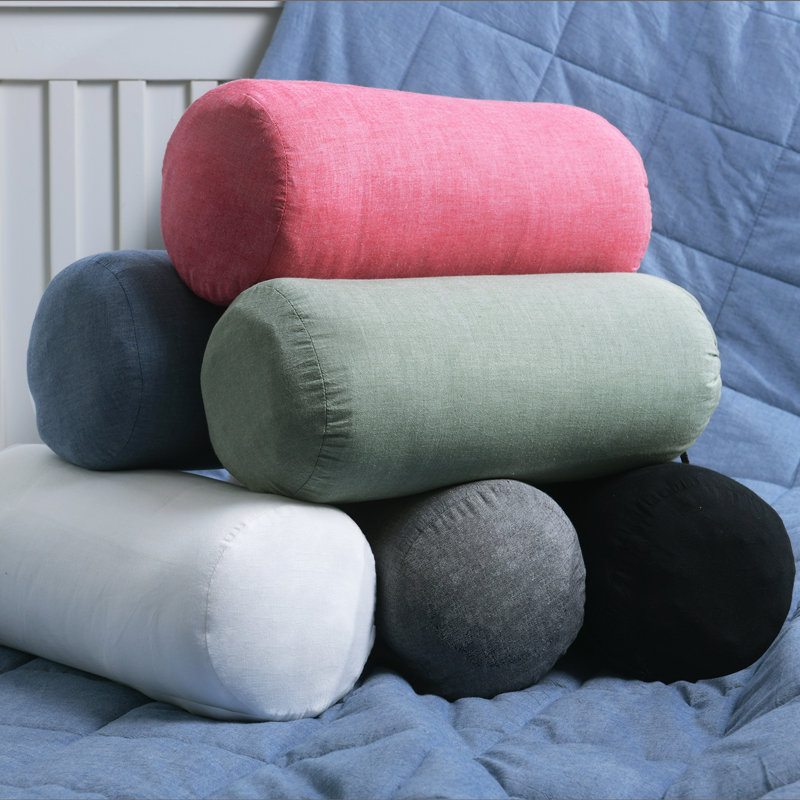  Jeté 100% coton délavé, gris