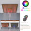 Système de douche 4 fonctions AquaRhapsody avec lumière DEL 64 couleurs, musique Bluetooth et jets corporels-66097081