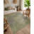 Ivy Floral Modern Patterned Woven Base And Decorative Washable Carpet-572635109