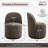 Upholstered Fully Assembled Swivel Dining Chair-504254958