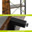 Mong Wood Etagere Bookcase, Industrial Bookshelf For Living Room, Bedroom