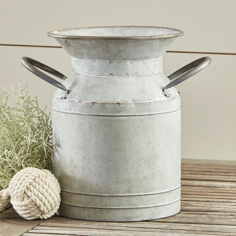 Pot antique Naumann, H 12 po x l 9 po x P 12,5 po, Antique