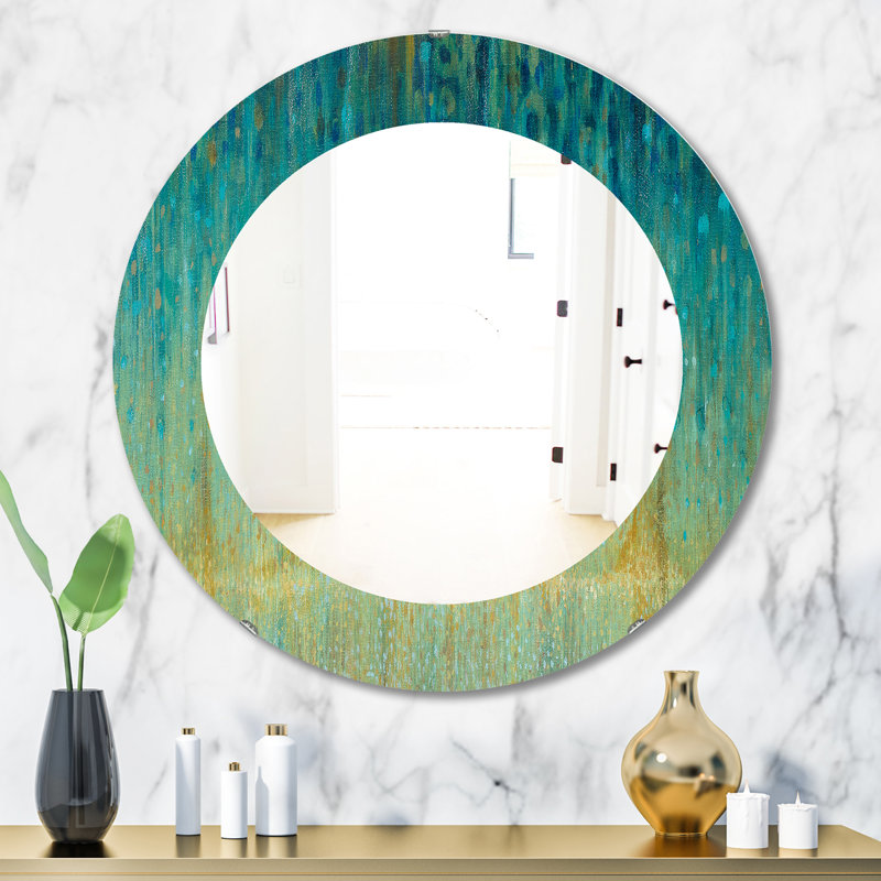 Miroir mural Rain, Rond H 31,5 po x l 31,5 po