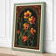 Carnations in Gold Botanical - Wrapped Canvas-41525514-41525520