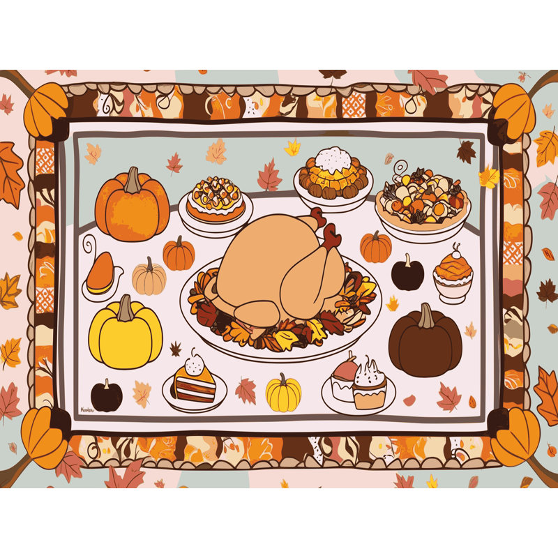 Tapis des fêtes de fin d'année The Holiday Aisle®, Rectangulaire 2 pi x 3 pi