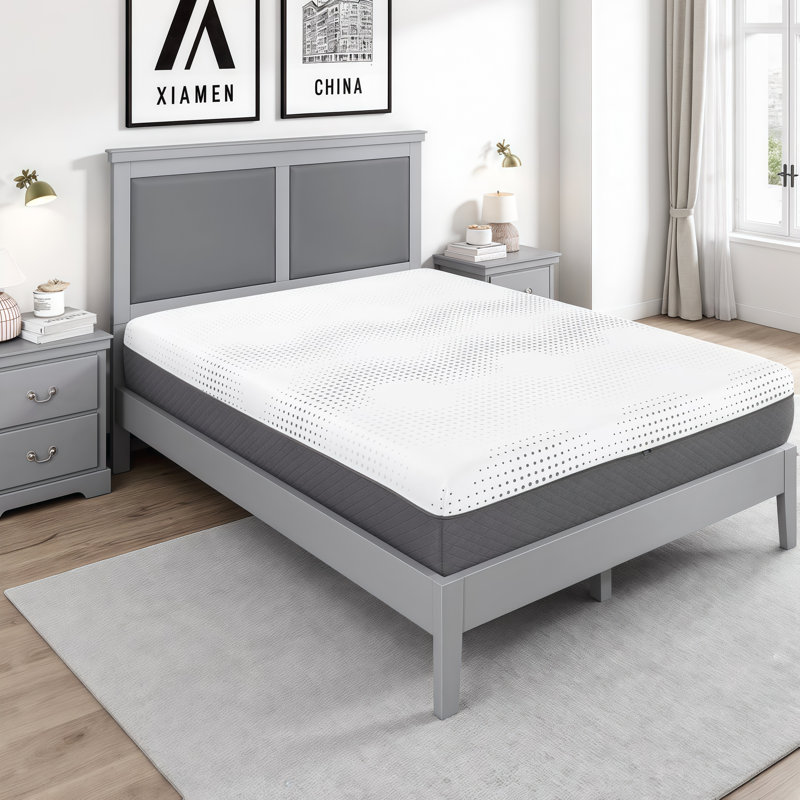 12" Hybrid Cooling Gel Memory Foam & Pocket Coil Mattress - Pressure Relief, Body Contouring, Mattress in a Box, Plush Firm Feel - Twin/Full/Queen/King/Cal King