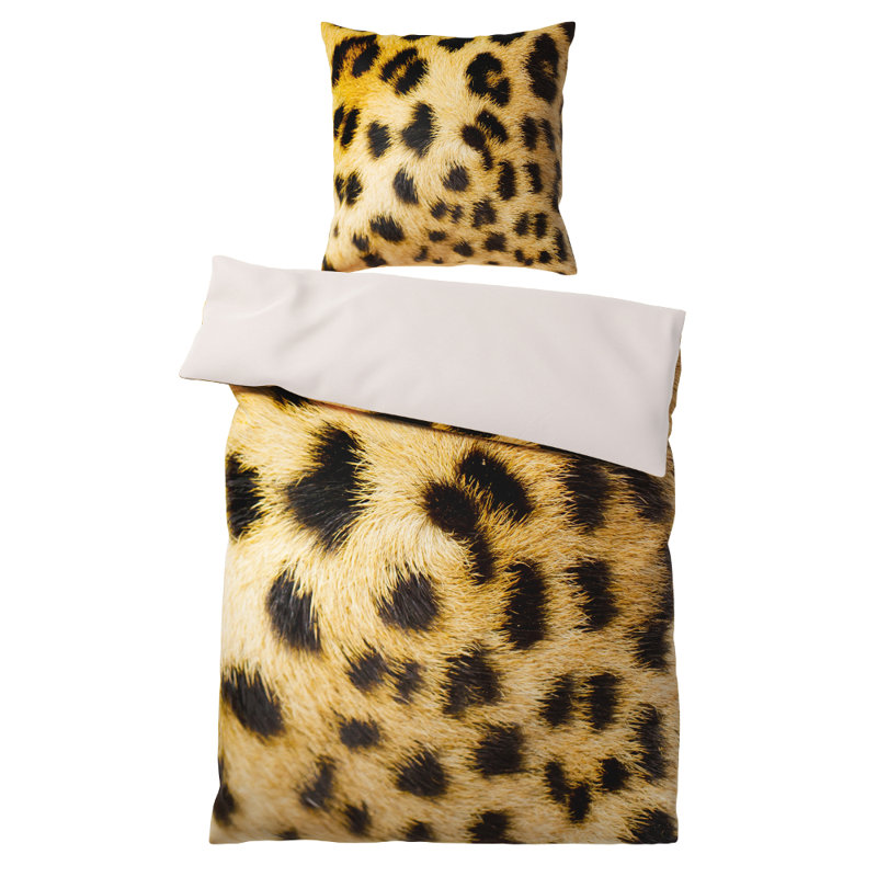 Cotton Animal Print Duvet Cover Set with Pillowcases