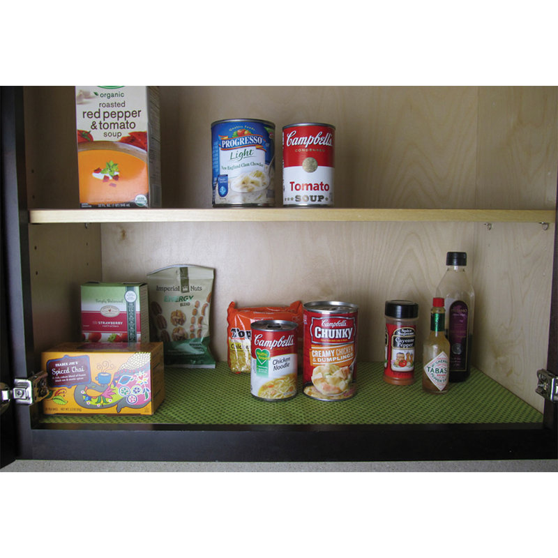 Trung Dots Shelf Liner, Black