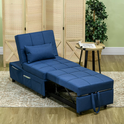 Marmion Single 65.5cm Upholstered Futon Chair