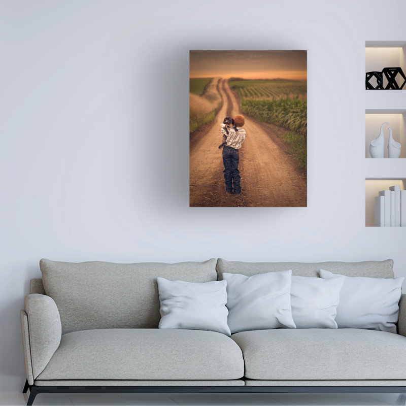 Jake Olson Run Away Canvas Art, 19" H x 14" W