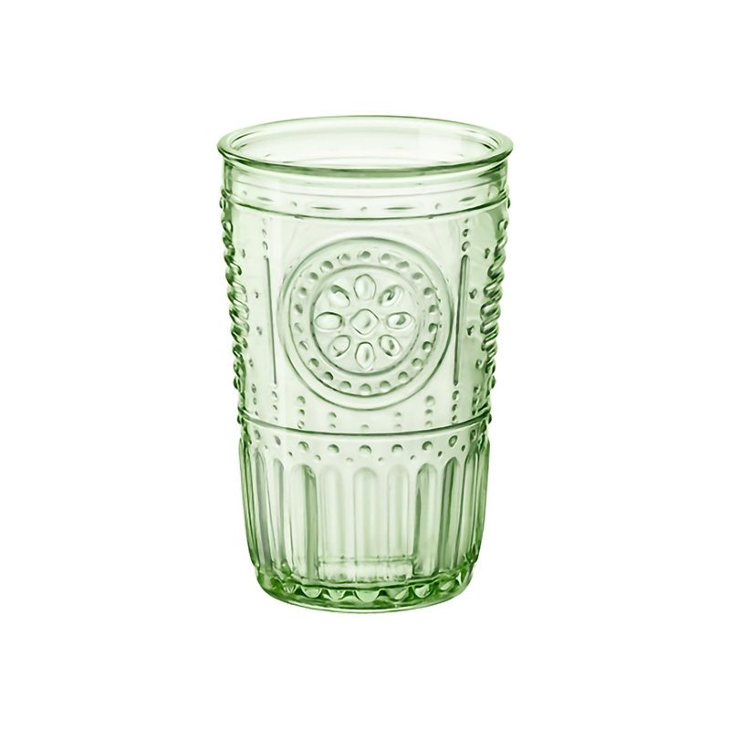 Bormioli Rocco Romantic Highball Glasses, 12, 340ml, Green
