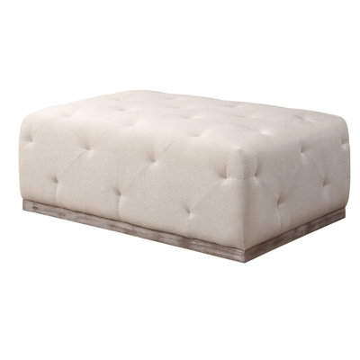 Repose-pieds de cocktail touffeté rectangulaire Rithland