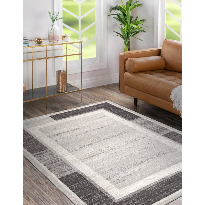 Clairice Geometric Wool Area Rug, Rectangle 240 x 340cm
