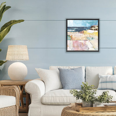 Cadre flottant Modern Echoes of Light, design par Raymond Powers