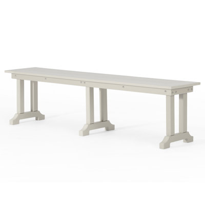 Outdoor All-Weather HDPE Dining Bench