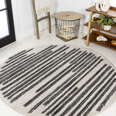 Tapis crème / noir Augie