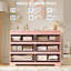 Commode double 6 tiroirs Modern