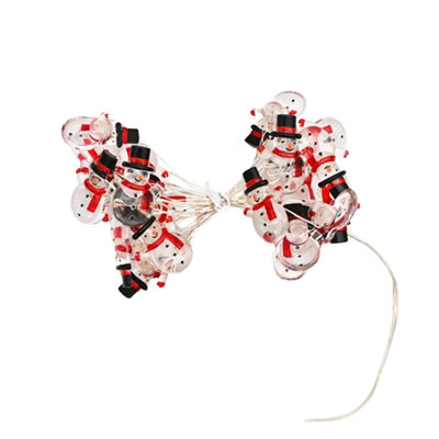 Christmas Lights 20 LED Snowman Ornaments Christmas Decorations String Lights Year Lights For Christmas  Holiday  Party And Home