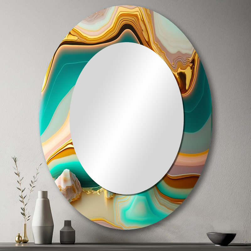 Miroir mural liquide Modern, 43 po x 33 po