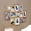Amenia Brown Solid Wood Picture Frame - Set of 10