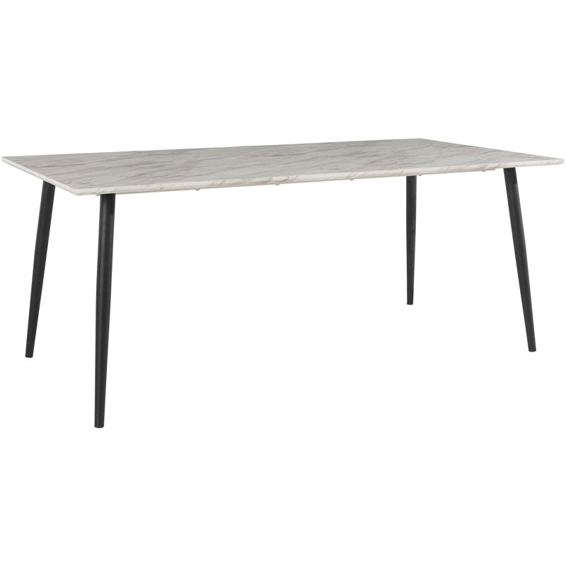 Drumsough Solid Wood Base Dining Table, H76 x L120 x 80Wcm 