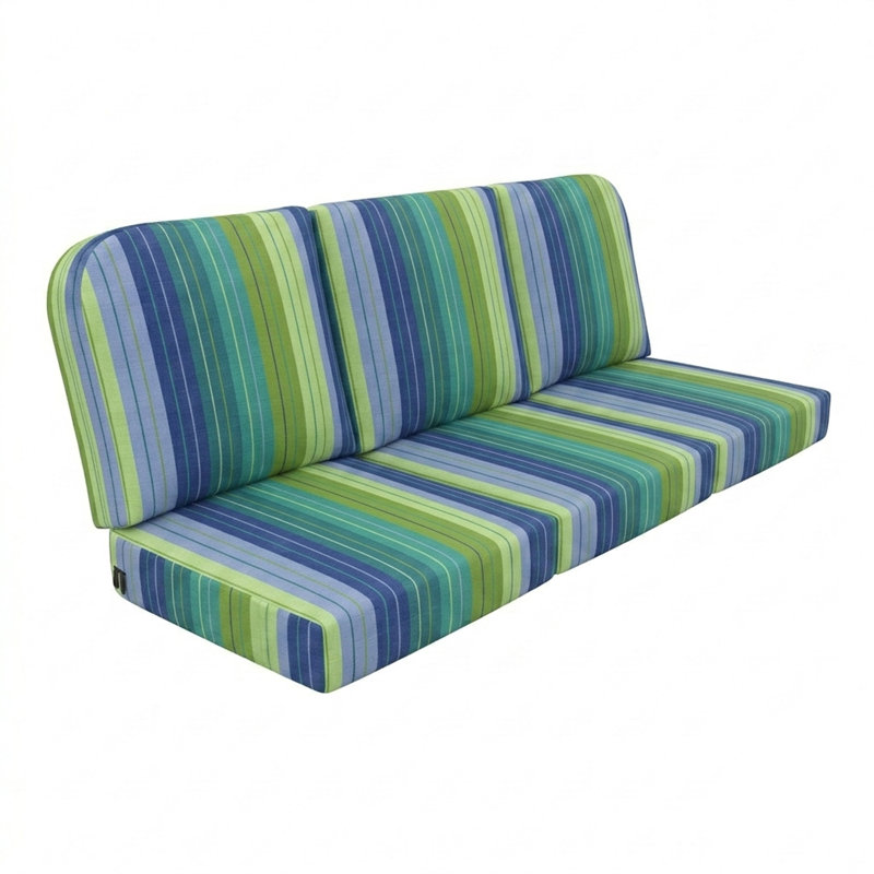 Ensemble de 3 coussins de dossier pour canapé d'extérieur Sunbrella® avec mousse haute densité de 12,7 cm (5 po)