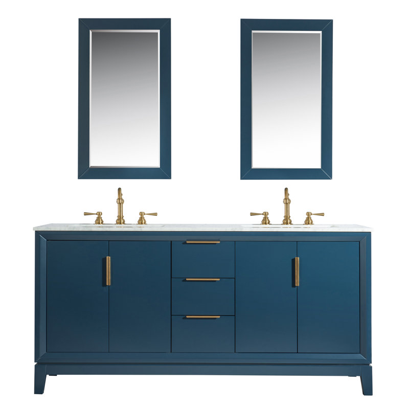 Elizabeth 72'' W Double Vanity, Monarch Blue