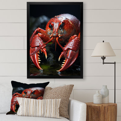 " Coral Black Lobster Lively Lobster "