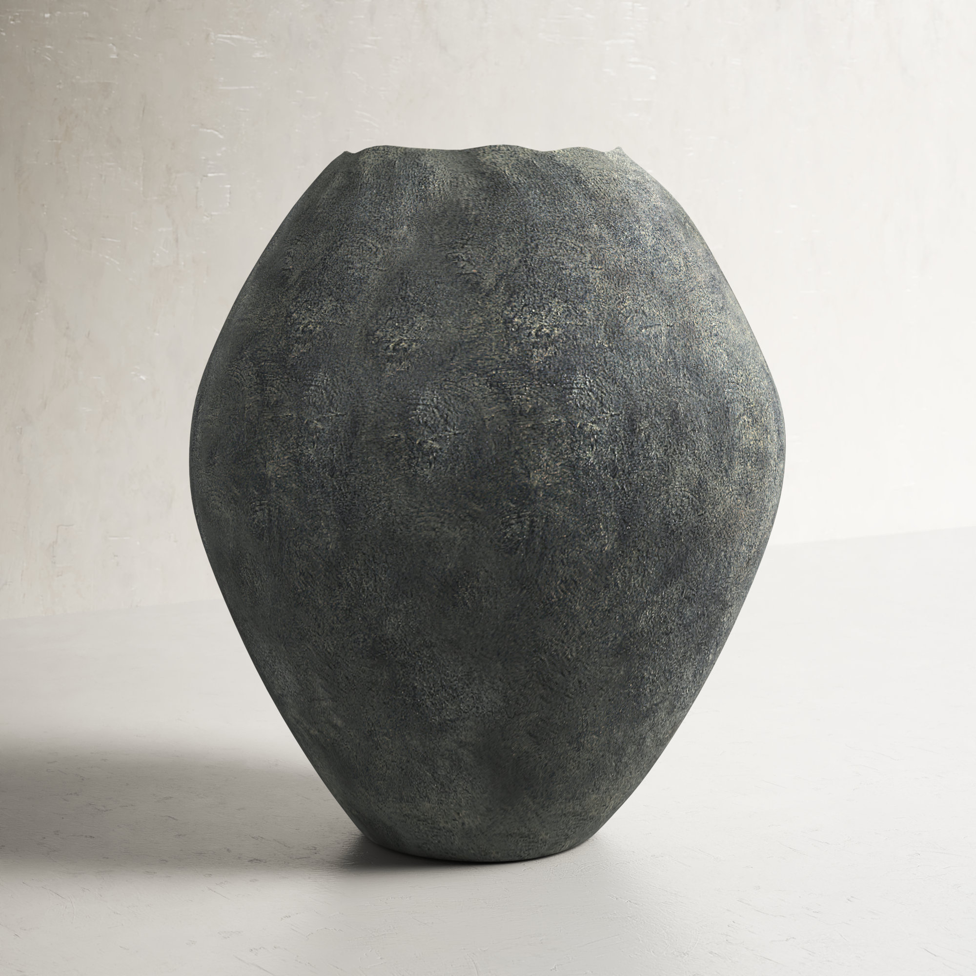 Odin Black Teak Wood Vase CB2 v9306.1blu.de