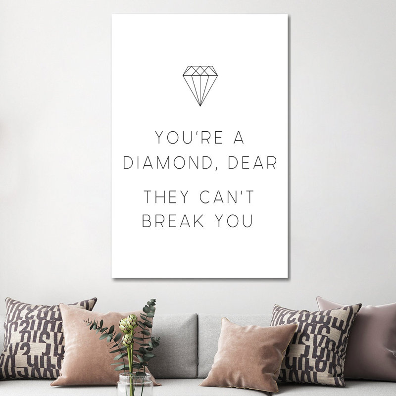 Diamond Dear by Leah Straatsma - Wrapped Canvas Print, 152.5 cm H x 101.5 cm W