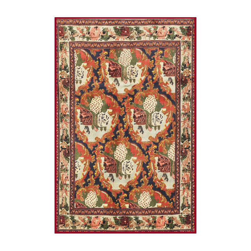 Tapis beige Southwestern, Rectangle 5 pi x 8 pi