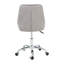 Chaise de salle à manger moderne en velours et - douce, ergonomique, réglable en hauteur. Gris, métal, capacité de charge maximale de 200 lb avec pieds réglables. Prises