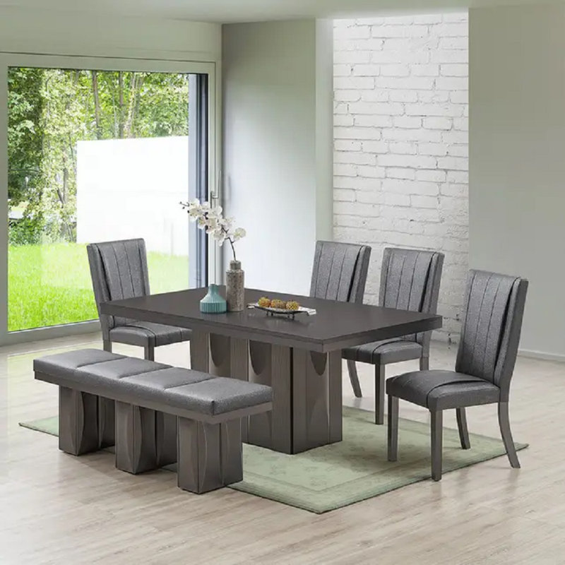 Ensemble de 2 chaises d'appoint rembourrées Rado Kitchen